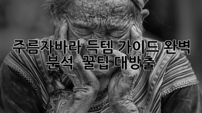 주름자바라 득템 가이드: 완벽 분석 & 꿀팁 대방출!
